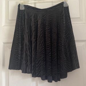 BlackMilk Burned Zebra Skater Skirt